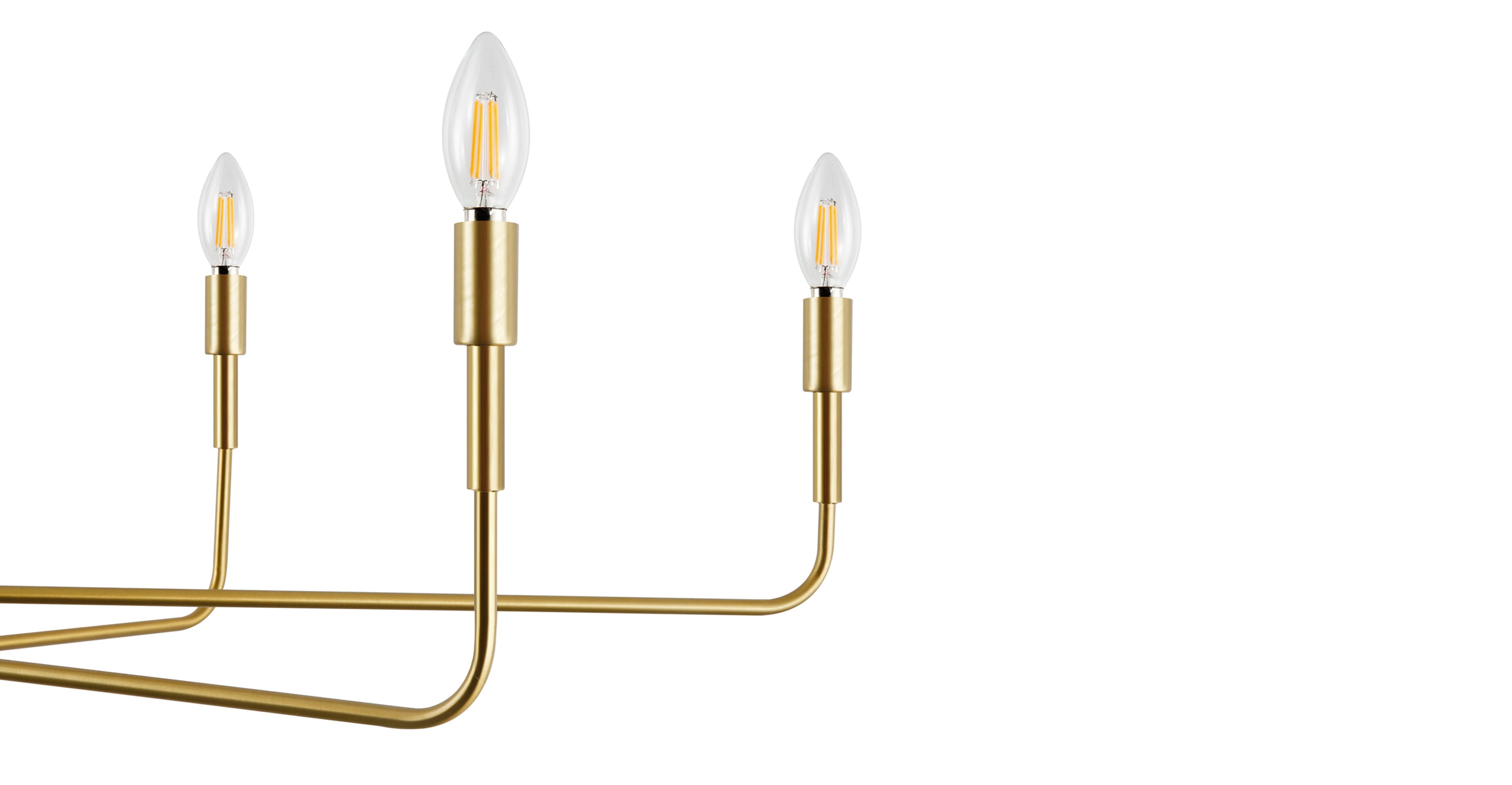 Bella 8-Light Modern Chandelier - Elegant Crystal Ceiling Light Fixture for Dining Room, Living Room & Bedroom Decor