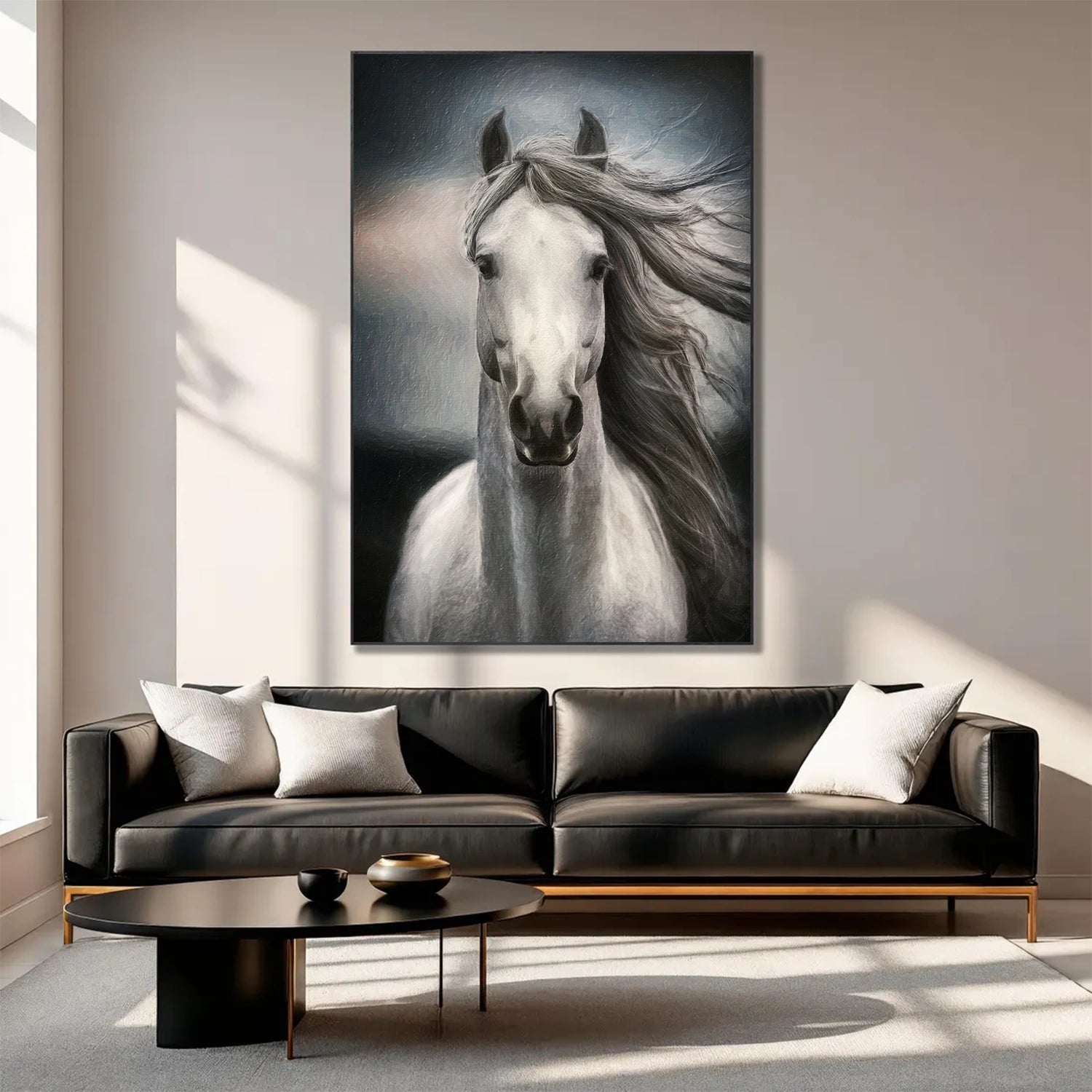 Animal Art Painting #AP109 - Handmade Canvas Wall Decor for Living Room, Bedroom & Office - Perfect Gift for Pet Lovers & Home Decor