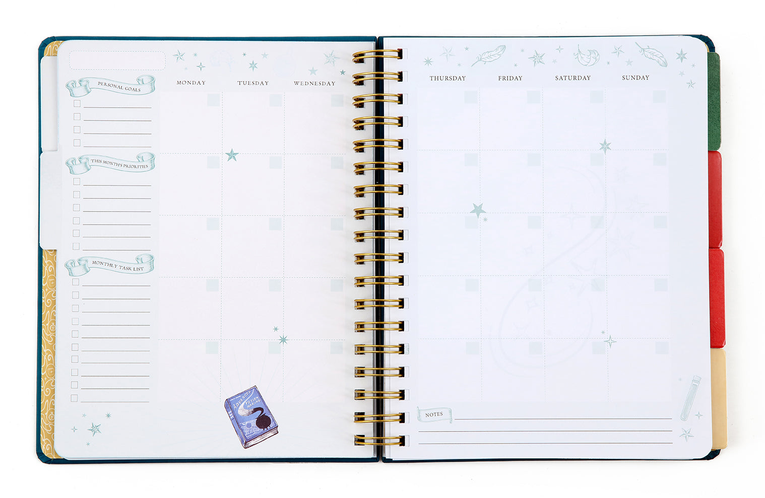Harry Potter: Spells and Potions 12-Month Undated Planner - Perfect for Wizarding World Fans, Students & Organizing Magical Adventures