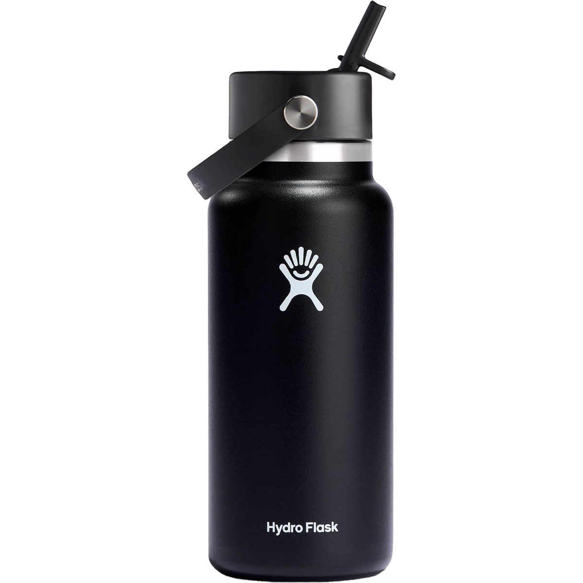 32 oz Wide Mouth Water Bottle with Flex Straw Lid - Leak Proof, BPA Free, Ideal for Gym, Hiking & Outdoor Activities