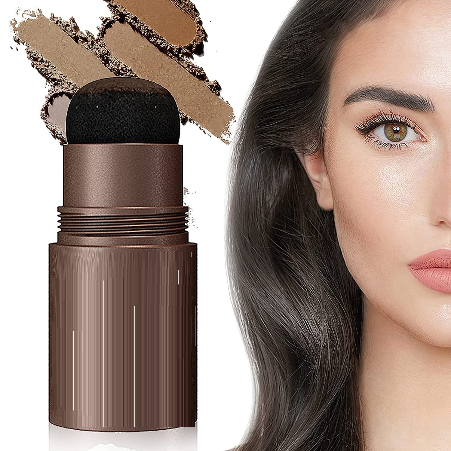 Eyebrow Stamp & Hairline Powder Stick - Waterproof Eyebrow Makeup Kit for Perfect Brows - Ideal for Daily Use, Cosplay, and Special Occasions