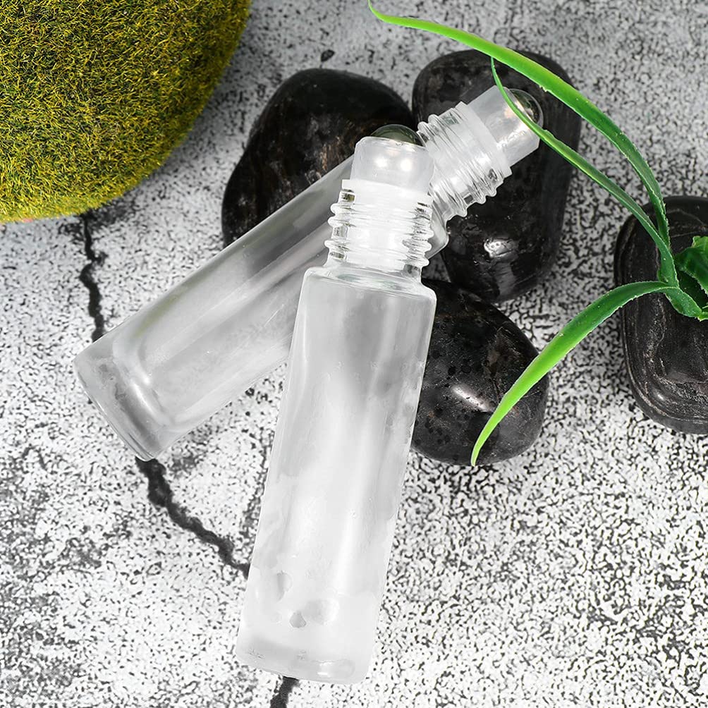 12pcs Empty Glass Roller Bottles for Essential Oils, Massage & Terrariums - Refillable Aromatherapy Containers with Fogger for DIY Projects, Home Spa & Plant Terrarium Decor