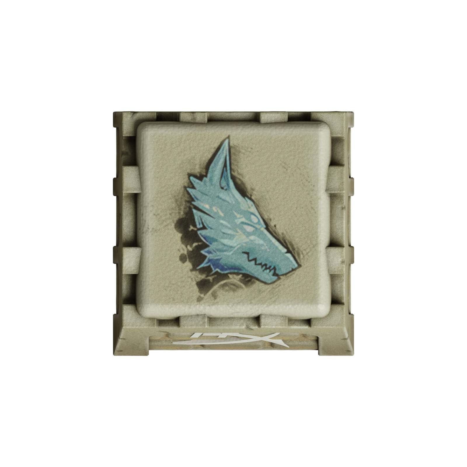 HX3D Custom Guild Wars 2 Jackal Keycap - Mechanical Keyboard Artisan Keycap for Gamers & Collectors - Perfect for Gaming Setups & Keyboard Customization