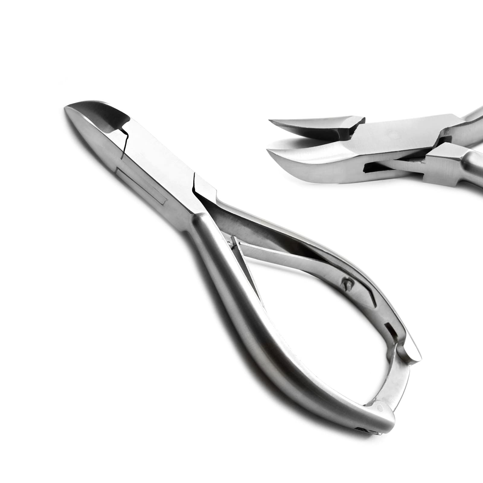 Professional Ingrown Toenail Clippers & Cutters - Straight & Curved Edge Nail Trimmers with Cuticle Pusher & Skin Knife | Perfect for Pedicures, Toenail Care & Ingrown Nail Treatment at Home or Salon