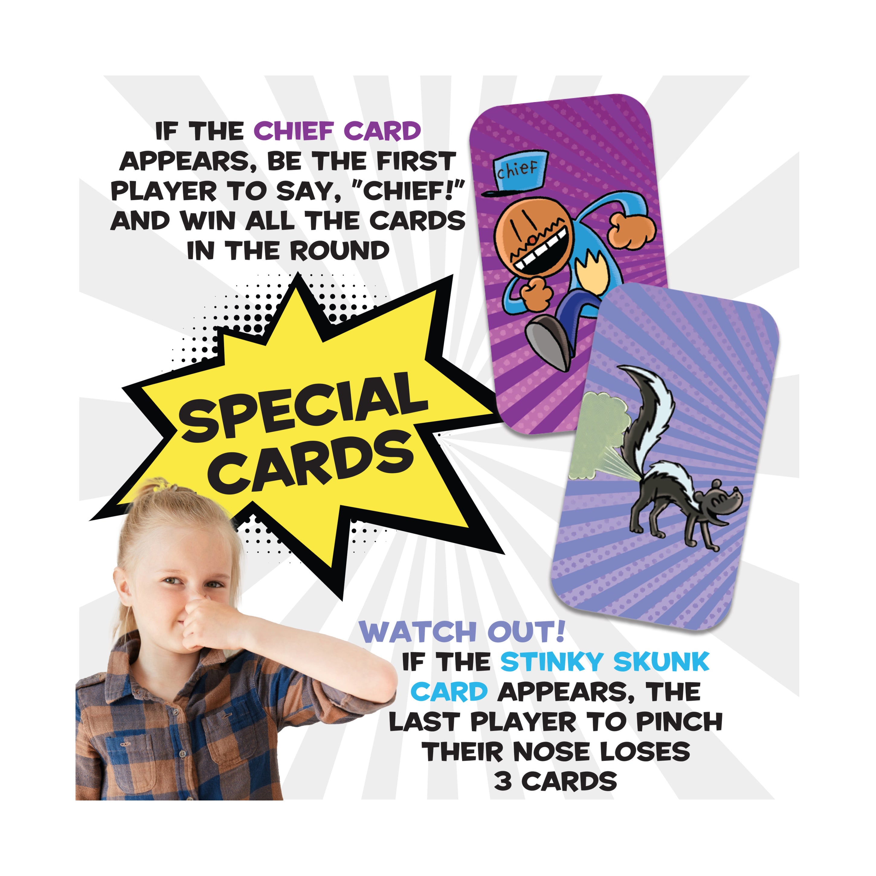Dog Man Supa Buddies Quick Flip Card Game - Fun Family Board Game for Kids & Adults - Perfect for Parties, Travel & Game Nights