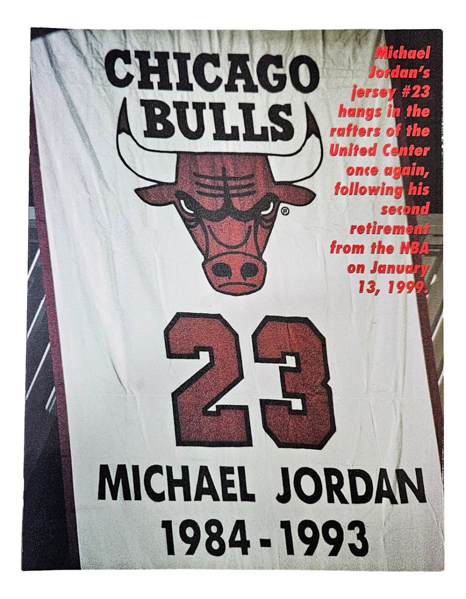 Michael Jordan Chicago Bulls Farewell To #23 Gold Collectors Series Magazine - Rare NBA Memorabilia for Sports Fans & Collectors - Perfect for Display, Gifts, and Investment