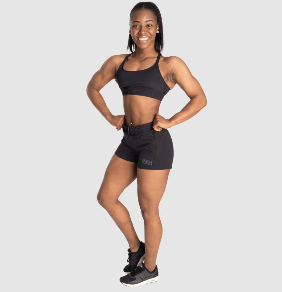 Better Bodies Empire Sweatshorts for Men - Soft Black Gym Shorts with Pockets | Perfect for Workout, Running & Lounge Wear