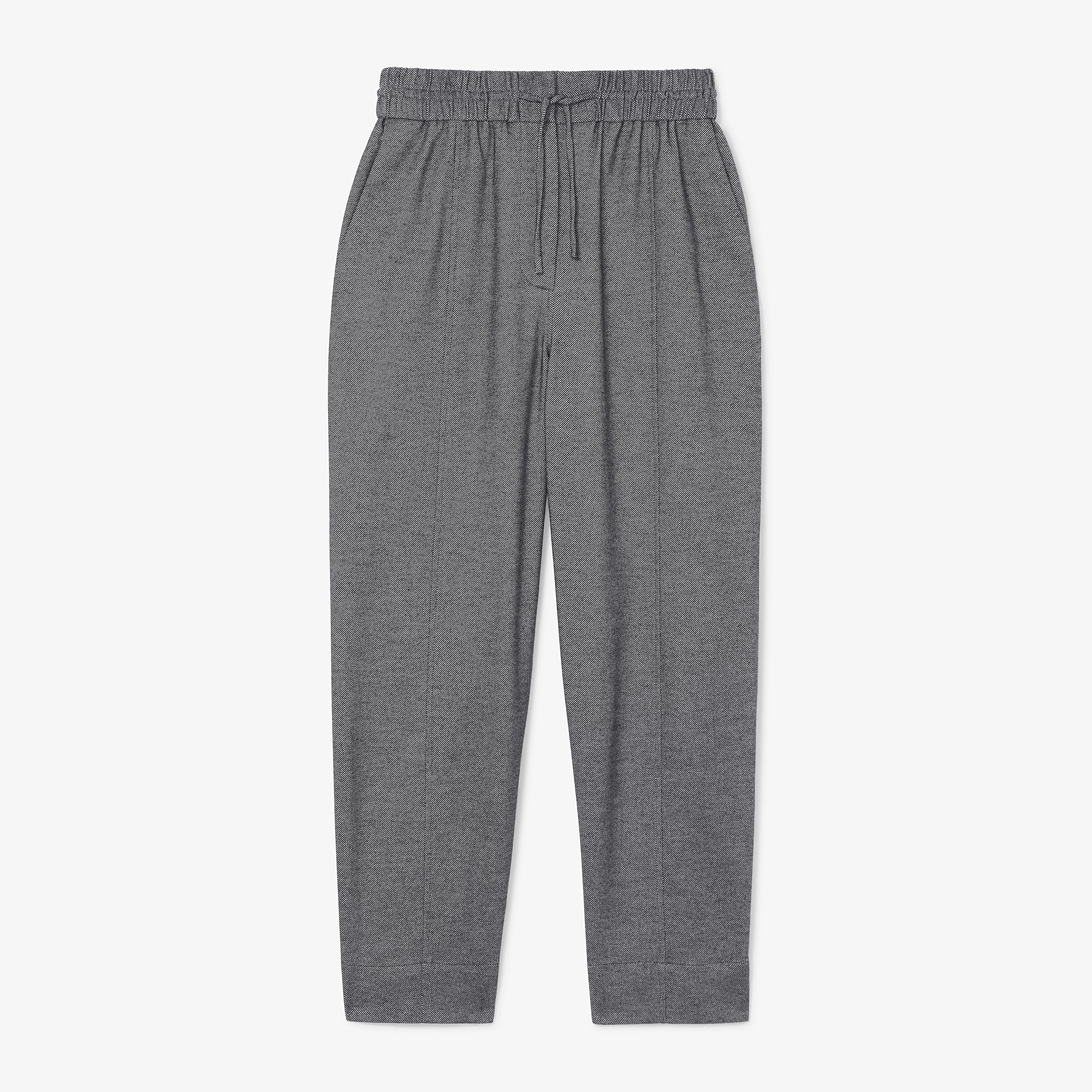 Shane Men's Flannel Twill Pants in Charcoal Melange - Comfortable & Stylish for Casual Wear, Outdoor Activities & Work