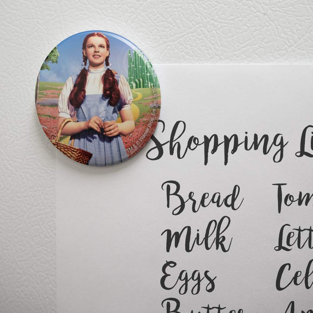 Wizard of Oz Dorothy Character Kitchen Refrigerator Magnet - Decorative Fridge Button for Home, Office & Dorm Room - Perfect for Disney Fans & Movie Lovers