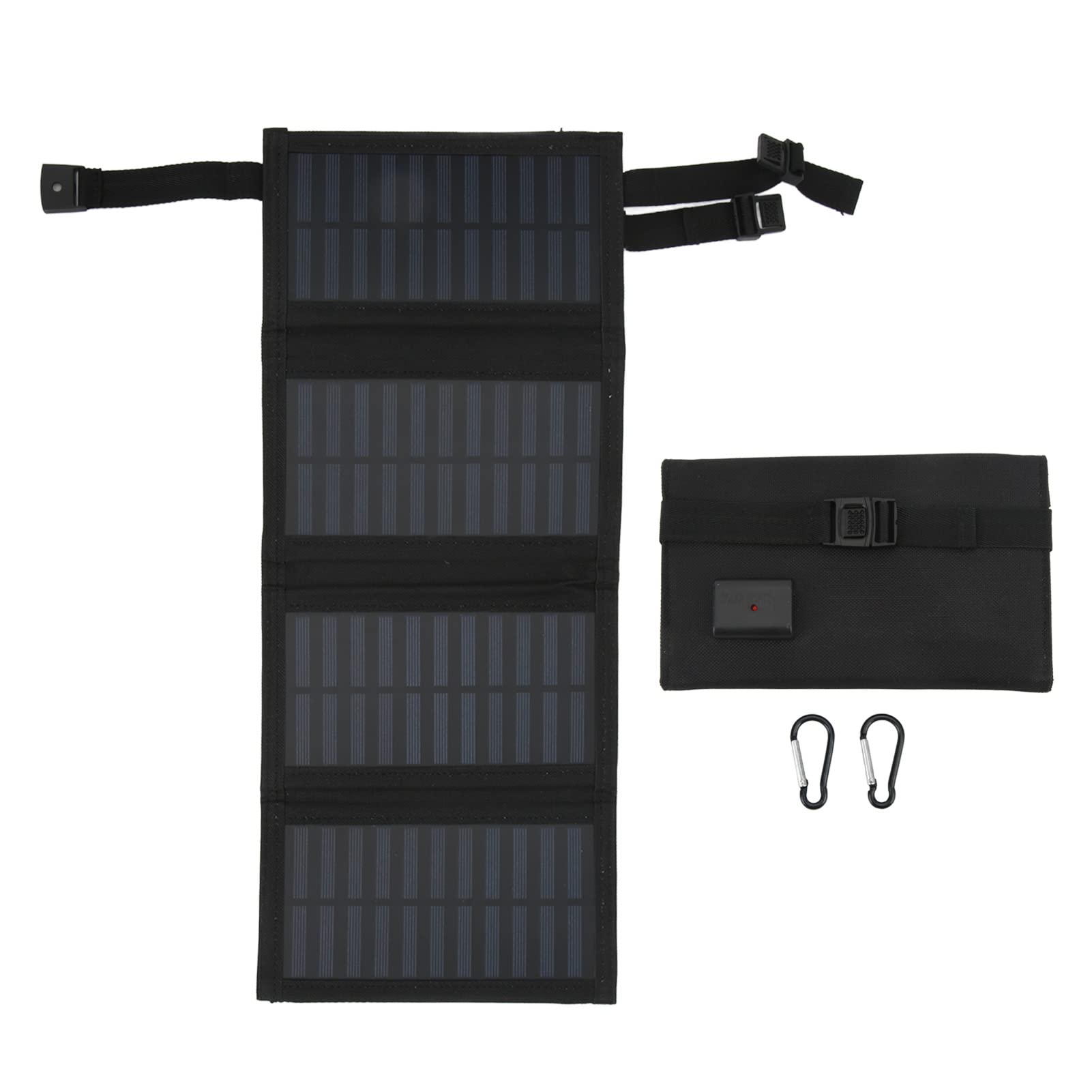 EXCLUZO 100W Foldable Solar Panel - Portable Solar Charger for Camping, Hiking, RV & Outdoor Adventures - Waterproof & Anti-Oxidation Solar Power Bank for Phones, Laptops & Devices