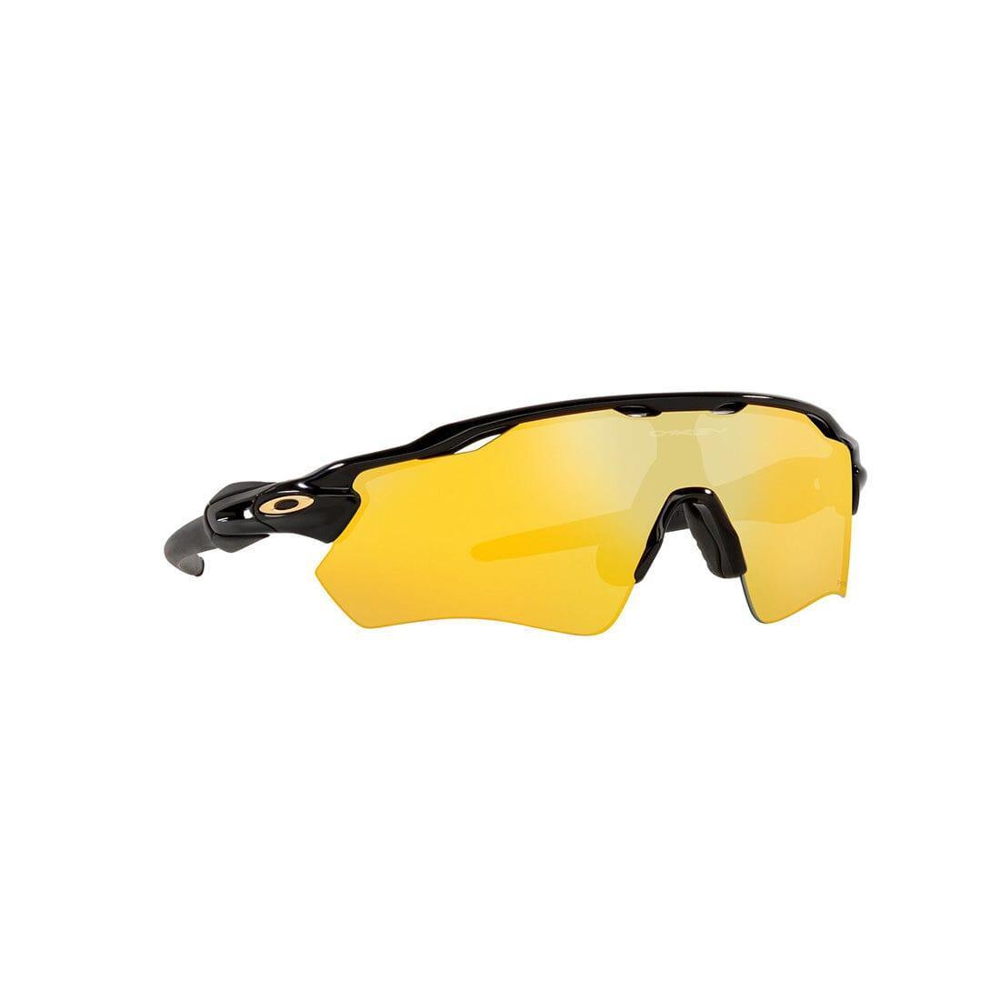 OAKLEY RADAR EV PATH Sunglasses Polished Black with Prizm 24K Polarized Lenses - Premium Sports & Outdoor Performance Eyewear for Running, Cycling, and Active Lifestyle