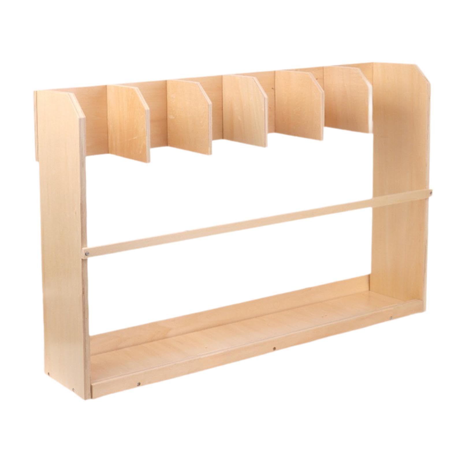 Harayaa Kids' Work Rug Organizer - Toy Storage Rack & Carpet Stand for Playroom, Montessori Classroom, or Home Organization - Practical Children's Shelf for Toys & Learning Mats