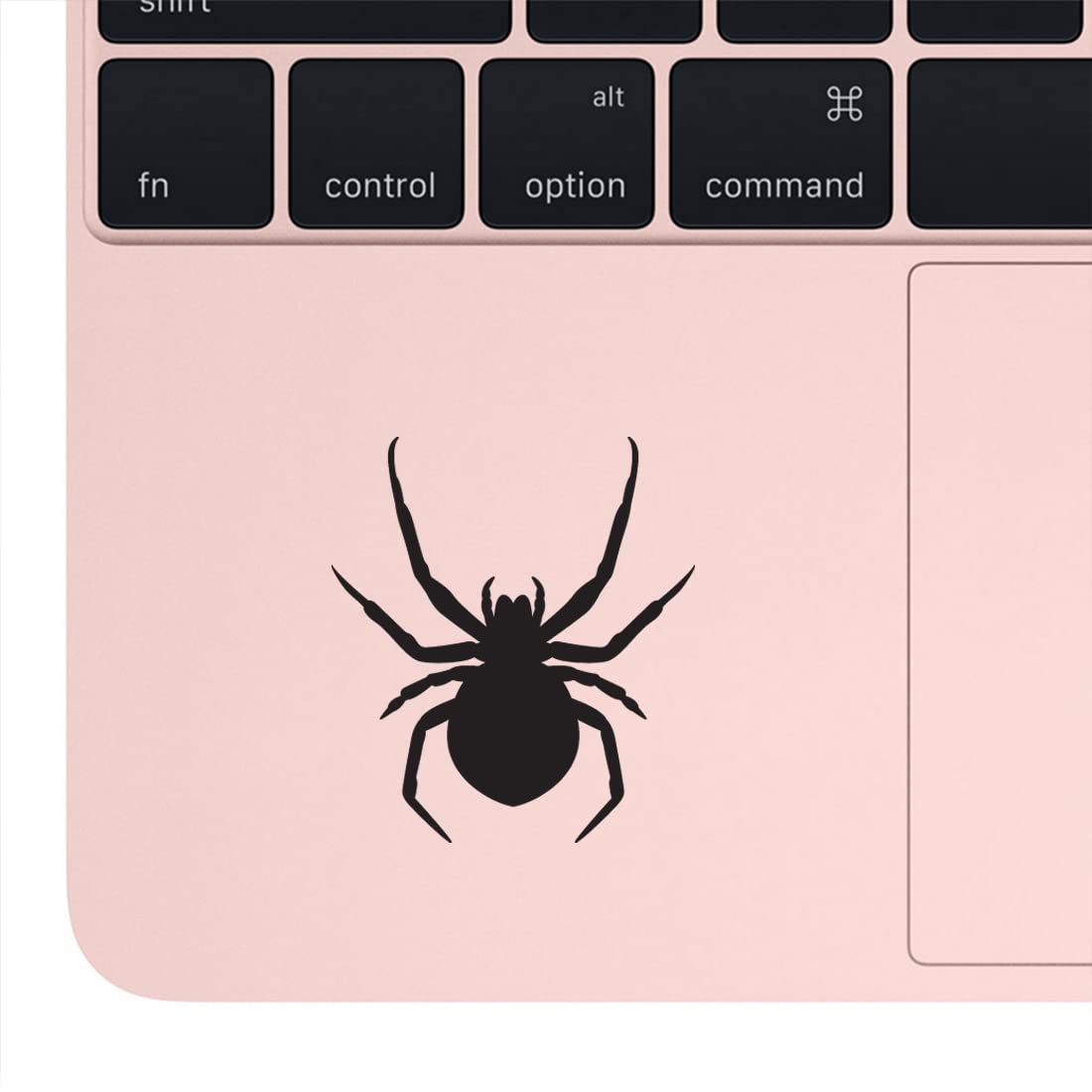 Premium Waterproof Vinyl Halloween Spider Decals (Set of 2) - Black Spider Stickers for Laptop, Phone, Helmet, Car Window, Mug & Wall Decor - Perfect for Halloween Party, Home & Office Decoration