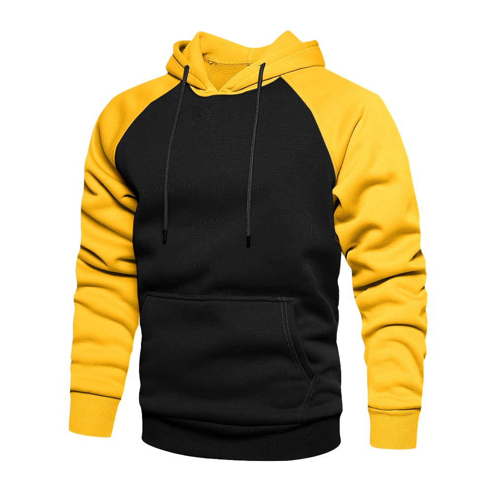 TOLOER Men's Fleece Pullover Hoodie with Kangaroo Pockets - Soft Long Sleeve Sweatshirt for Casual Wear, Outdoor Activities & Lounge Comfort
