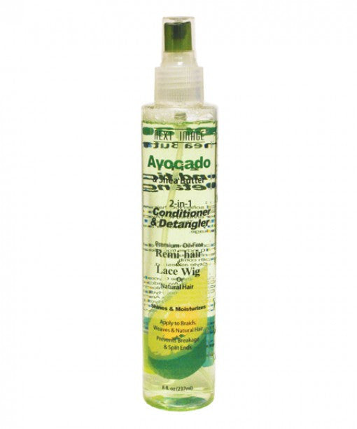 Avocado & Shea Butter 2-in-1 Hair Conditioner & Detangler - Deep Moisturizing & Frizz Control for Dry, Damaged Hair - Perfect for Daily Use & Post-Wash Care