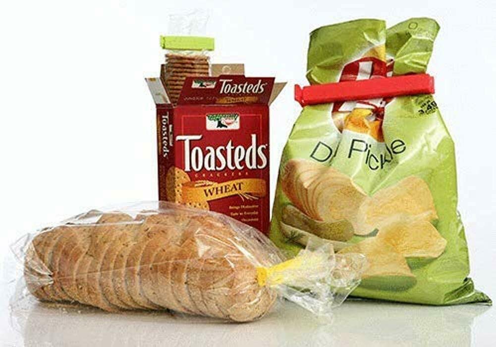 Linden Sweden Twixit Bag Clips - 20-Piece Set for Food Freshness & Spill Prevention | BPA-Free, Microwave, Freezer & Dishwasher Safe | Ideal for Kitchen Storage, Snack Organization & Travel Food Containers