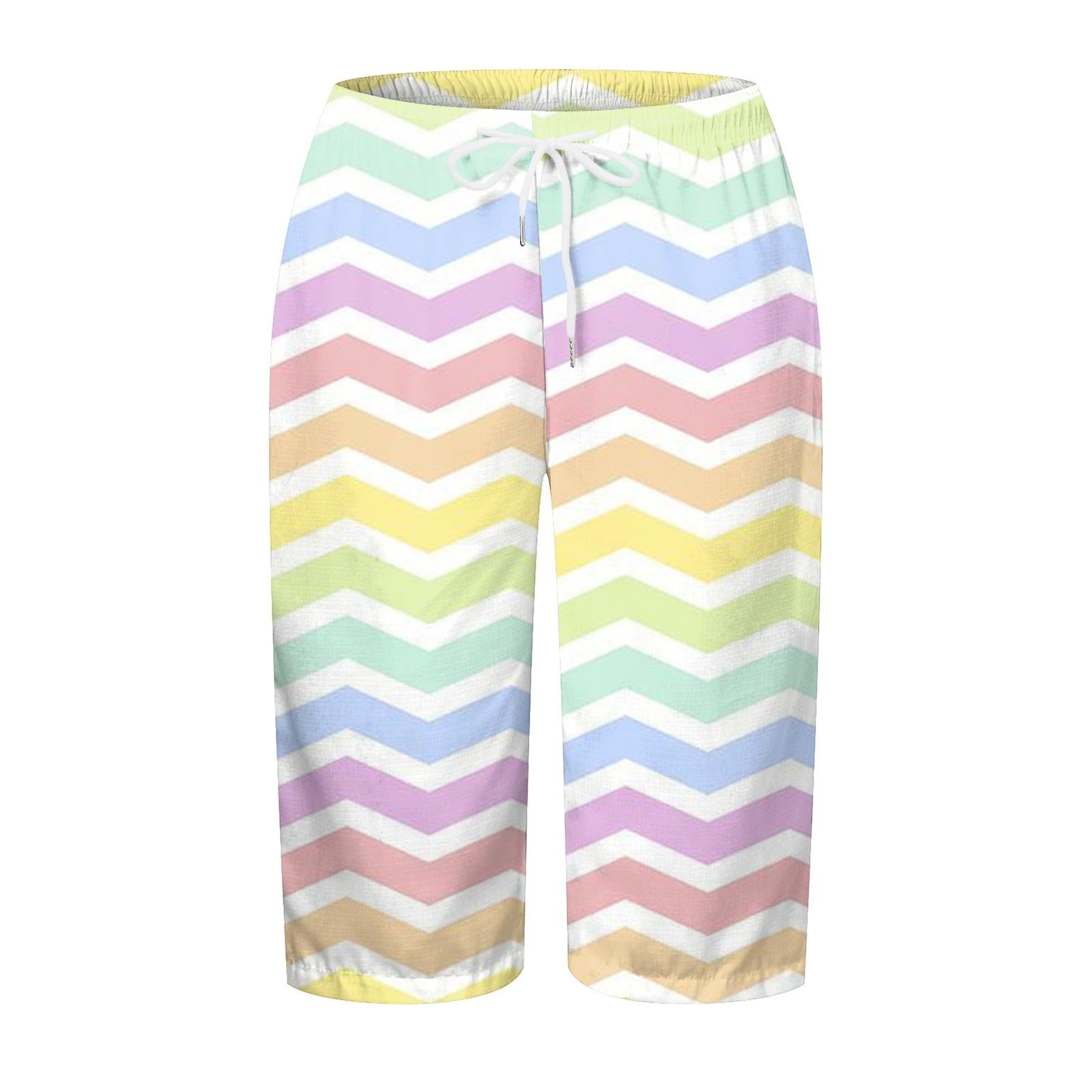 2024 Women's Bermuda Shorts - Floral Linen Summer Shorts with Pockets | Casual & Beach Wear