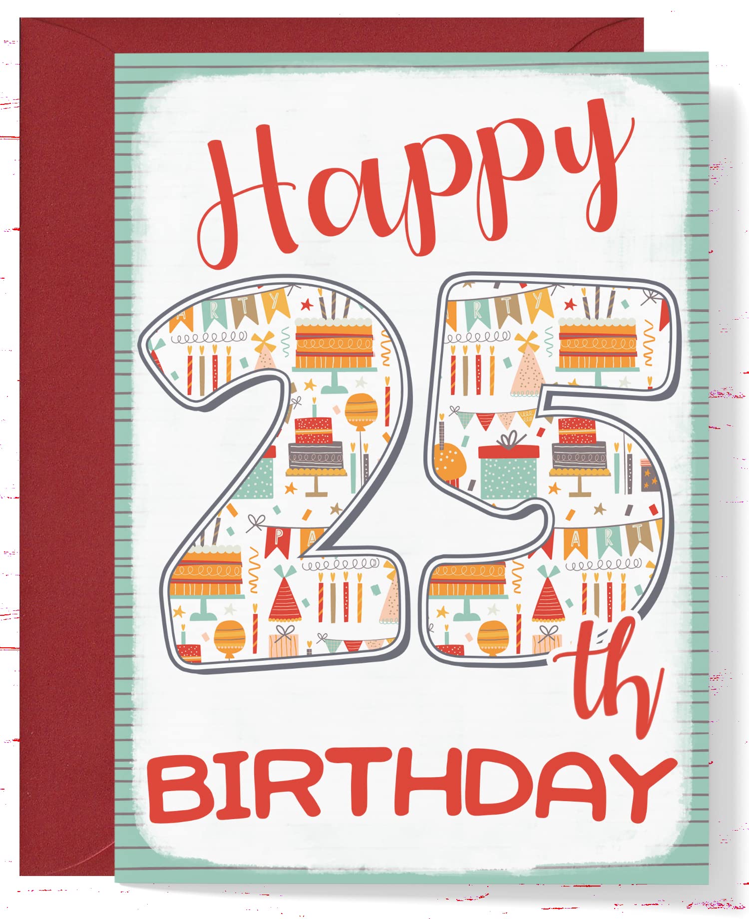 25th Birthday Card for Son, Daughter, Niece, Nephew - Funny & Heartwarming 25 Year Old Birthday Greeting Card - Perfect for Milestone Celebrations, Parties & Special Moments