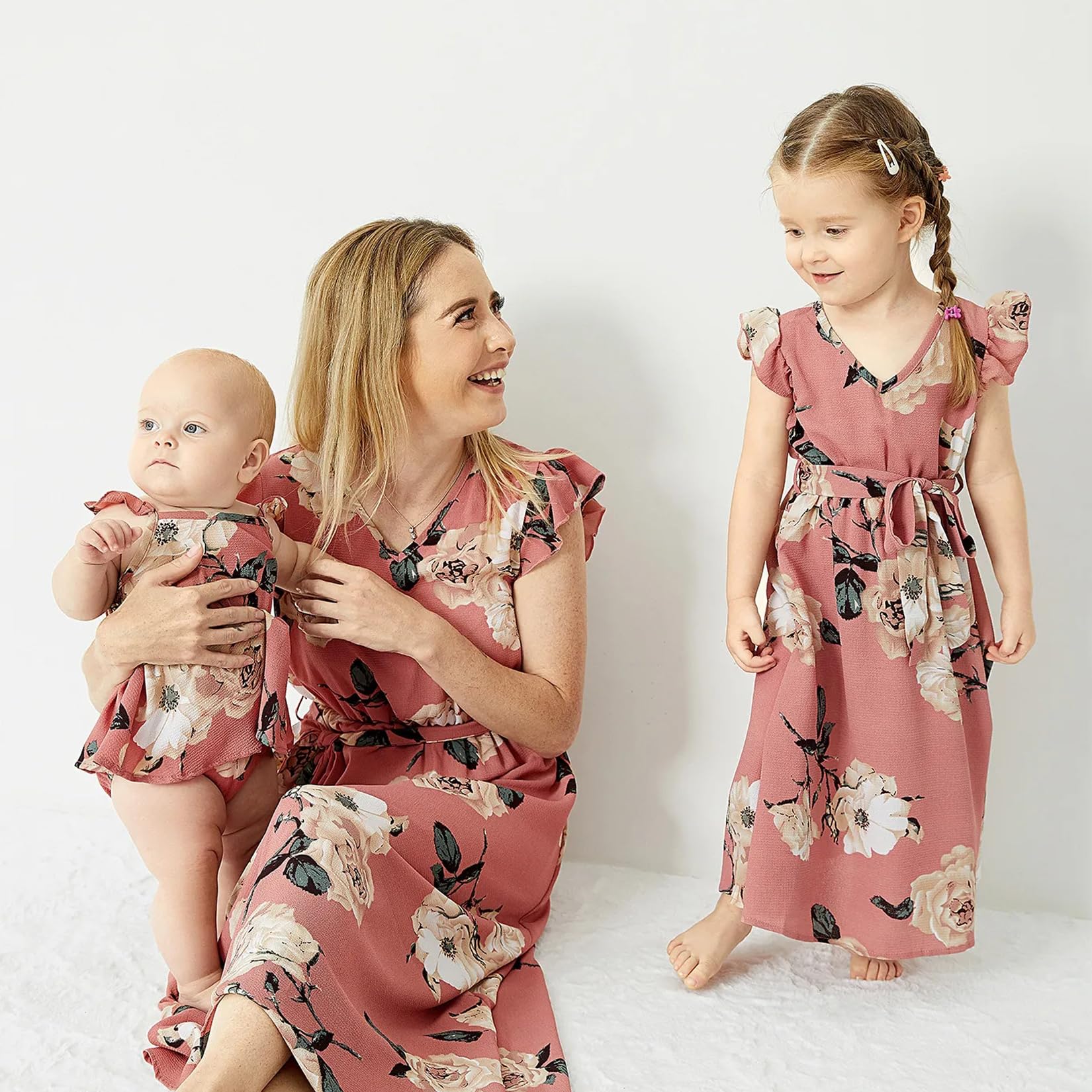 Stylish Mommy and Me Matching Dresses for Women & Girls | Family Outfits | Perfect for Holidays, Photos & Special Occasions