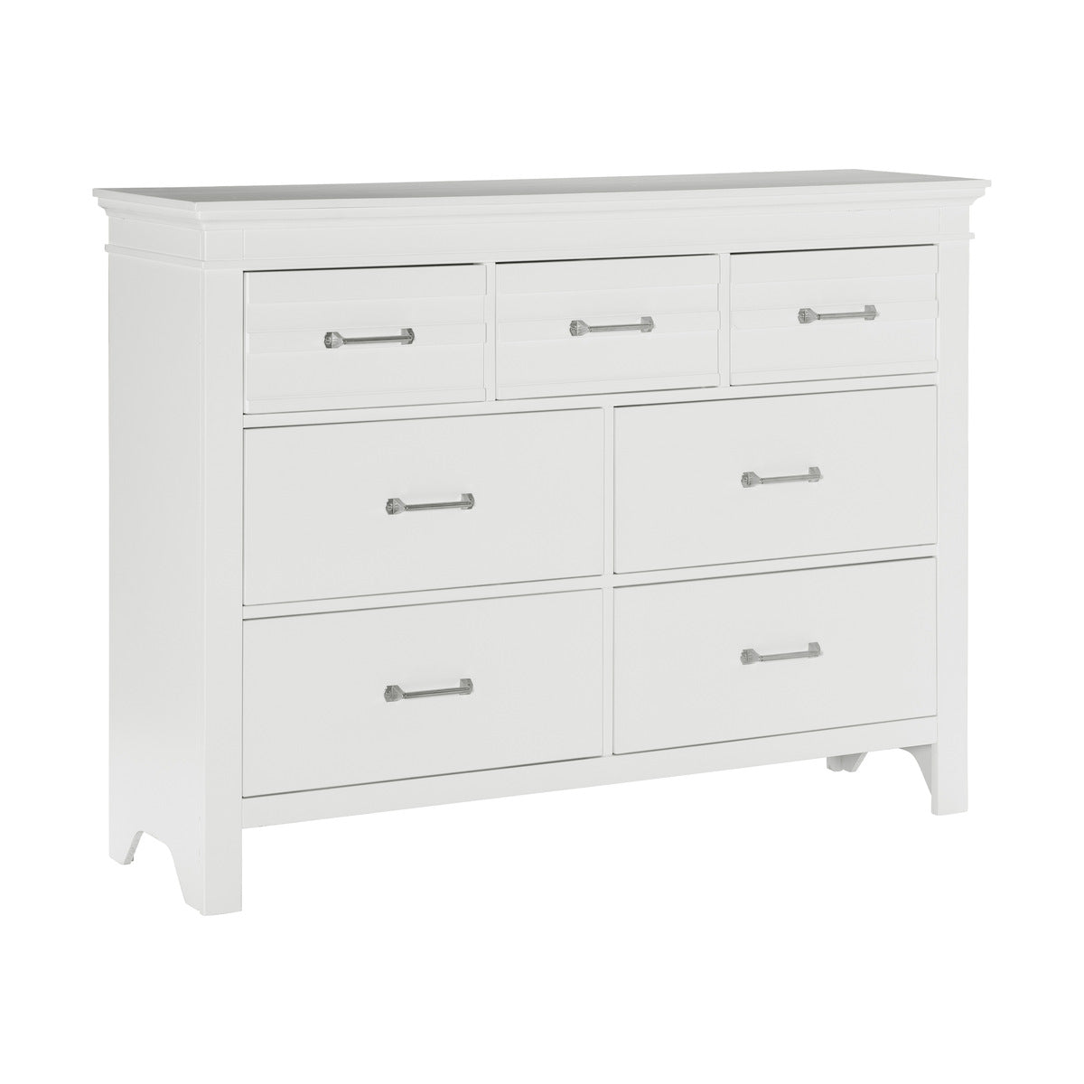 Blaire Farm White Dresser - 6-Drawer Wooden Chest for Bedroom, Nursery & Closet Organization | Farmhouse Style Storage Furniture for Home Decor
