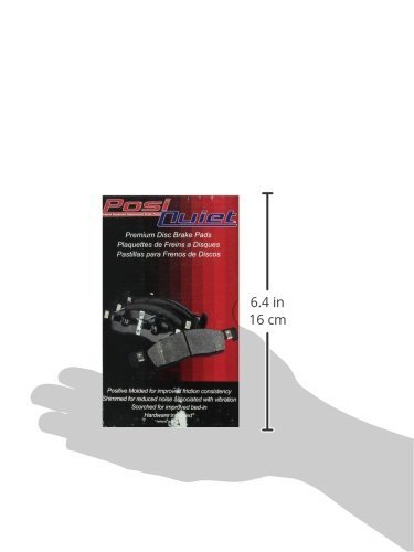 PosiQuiet Ceramic Brake Pads 105.03760 - High-Performance Braking for Cars, Trucks & SUVs - Perfect for Daily Commuting & Highway Driving