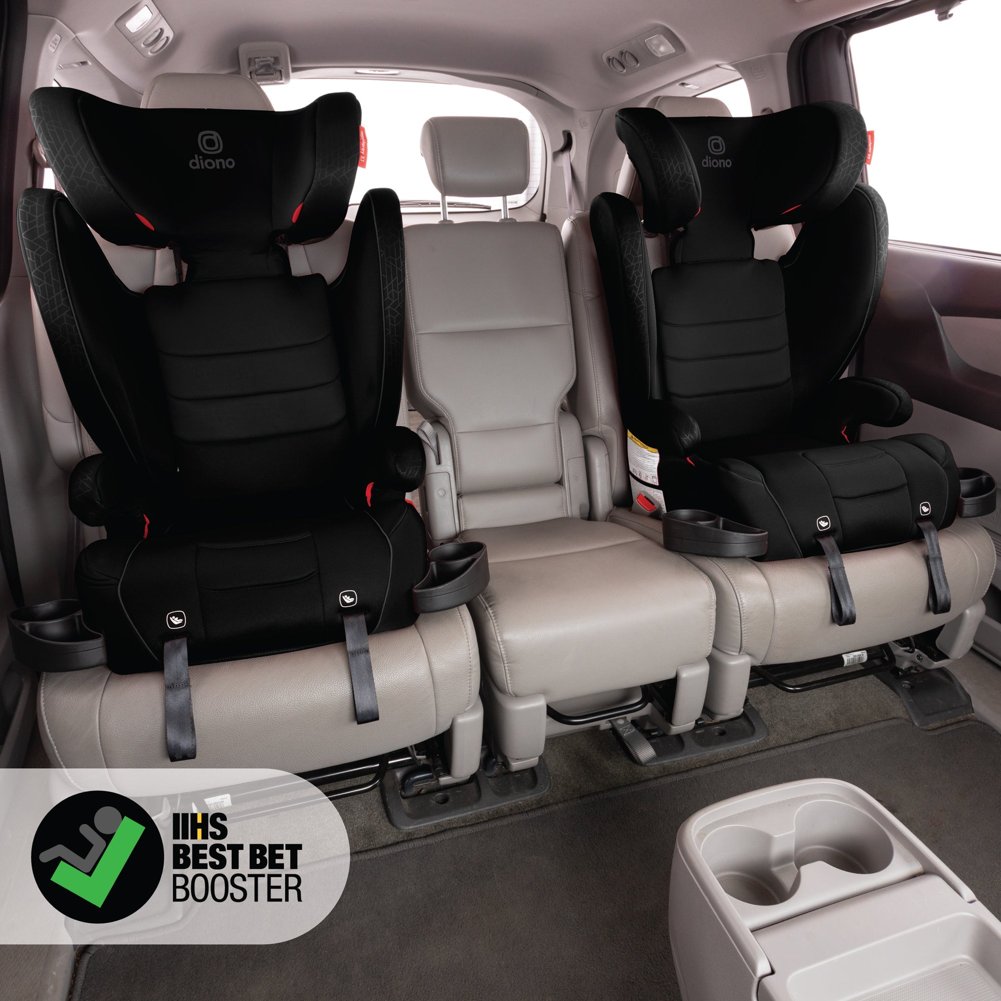 Diono Monterey 2XT Booster Car Seat for Kids - Safe & Comfortable High Back Booster Seat with Side Impact Protection - Perfect for Travel, School, and Family Road Trips