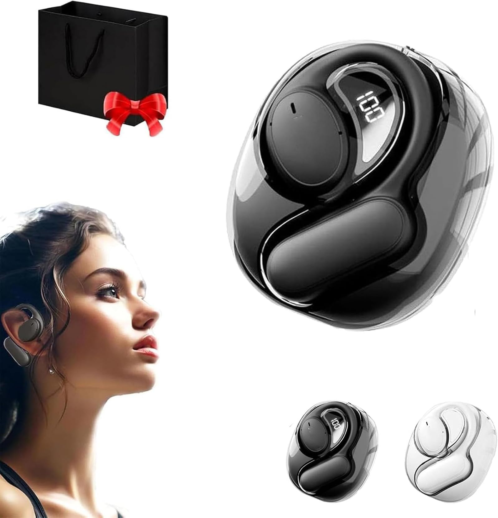 AI Translator Headphones - Open Air 9 OWS Wireless Language Translation Device with Real-Time 2-Way Interpretation for Travel, Business Meetings & Language Learning