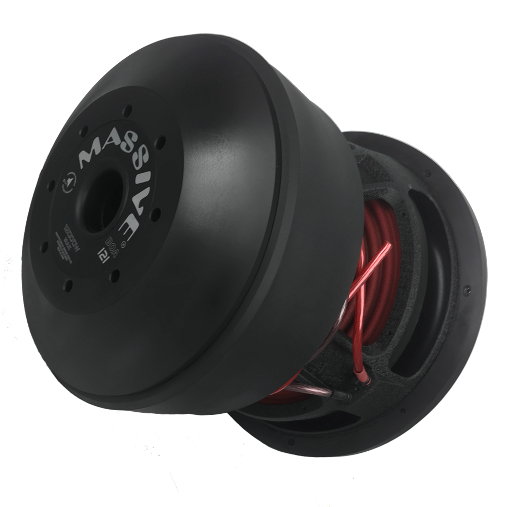 BOA121 12-Inch 6,000 Watts RMS Dual 1 Ohm Car Audio Subwoofer - Powerful Bass for Trucks, SUVs & Custom Car Audio Systems