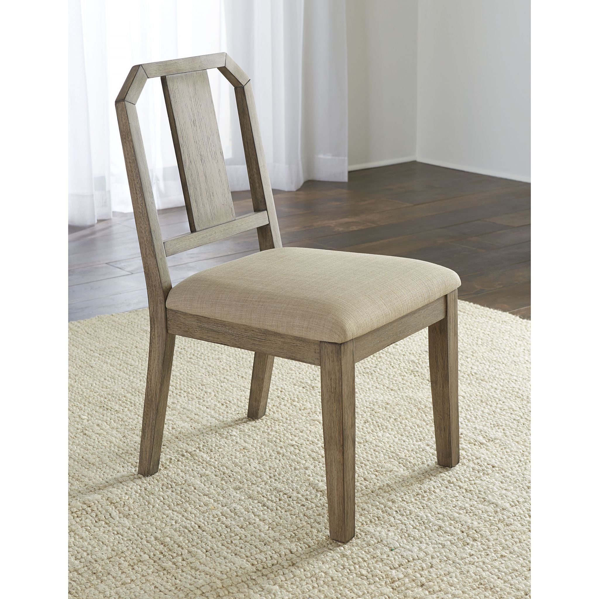 Acadia Side Chair in Toffee Brown - Modern Dining Chair with Sturdy Wooden Frame (GHCL63) - Perfect for Kitchen, Dining Room, and Home Office