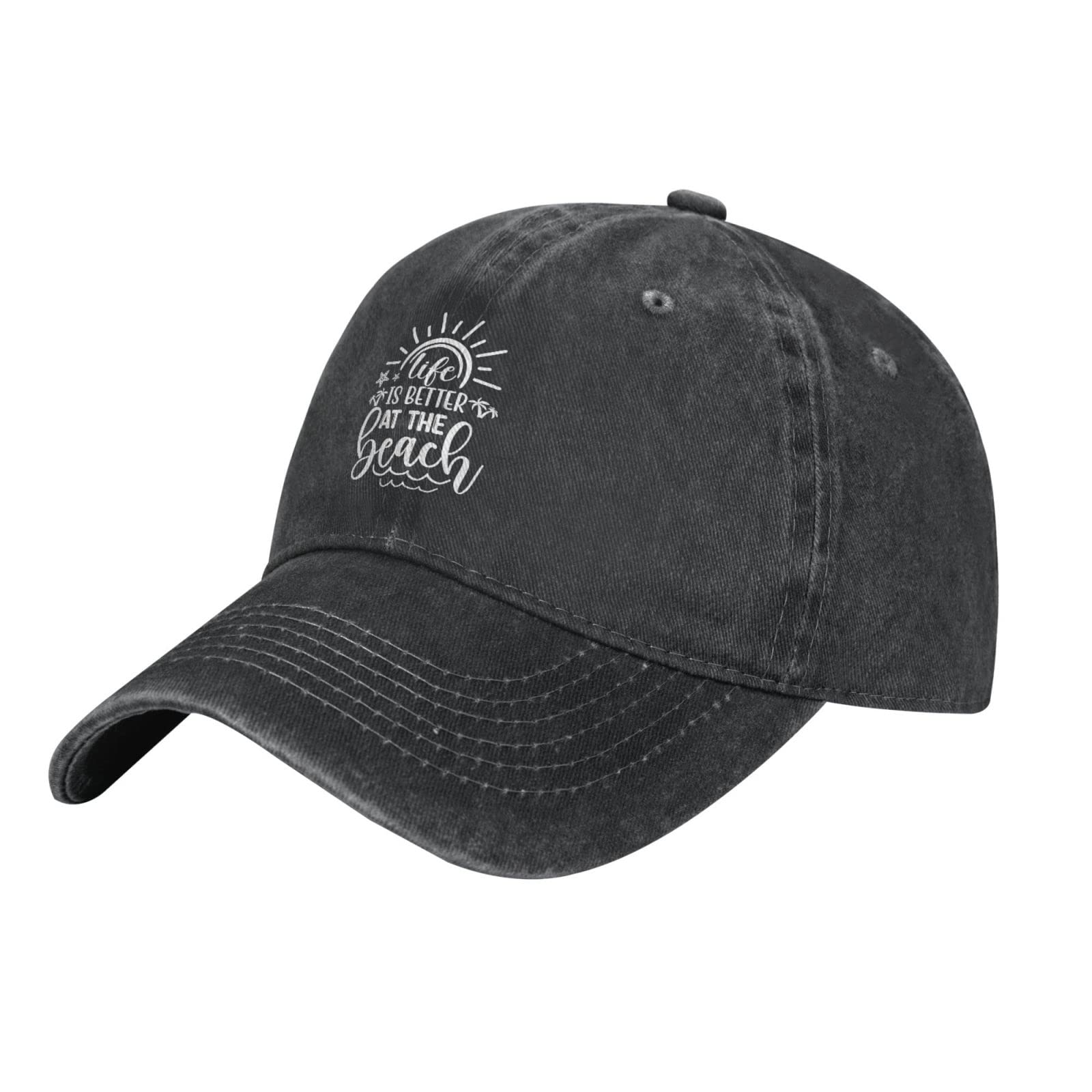 JAKS Hats - Life is Better at The Lake Baseball Caps for Men & Women | Trendy Outdoor Summer Hat for Fishing, Boating, Beach Vacation