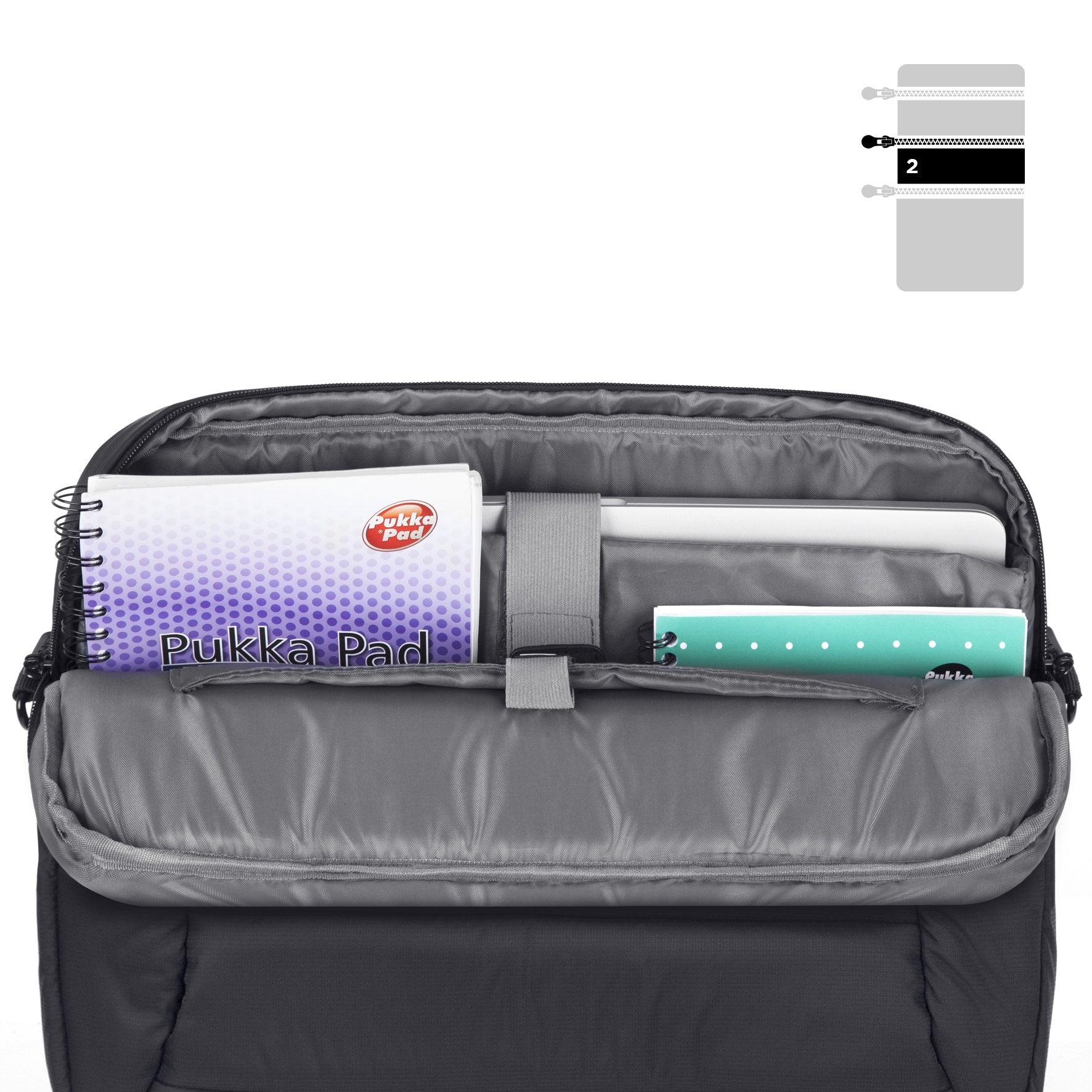 Duronic LB12 Waterproof Nylon Messenger Bag for Men & Women - 15.6