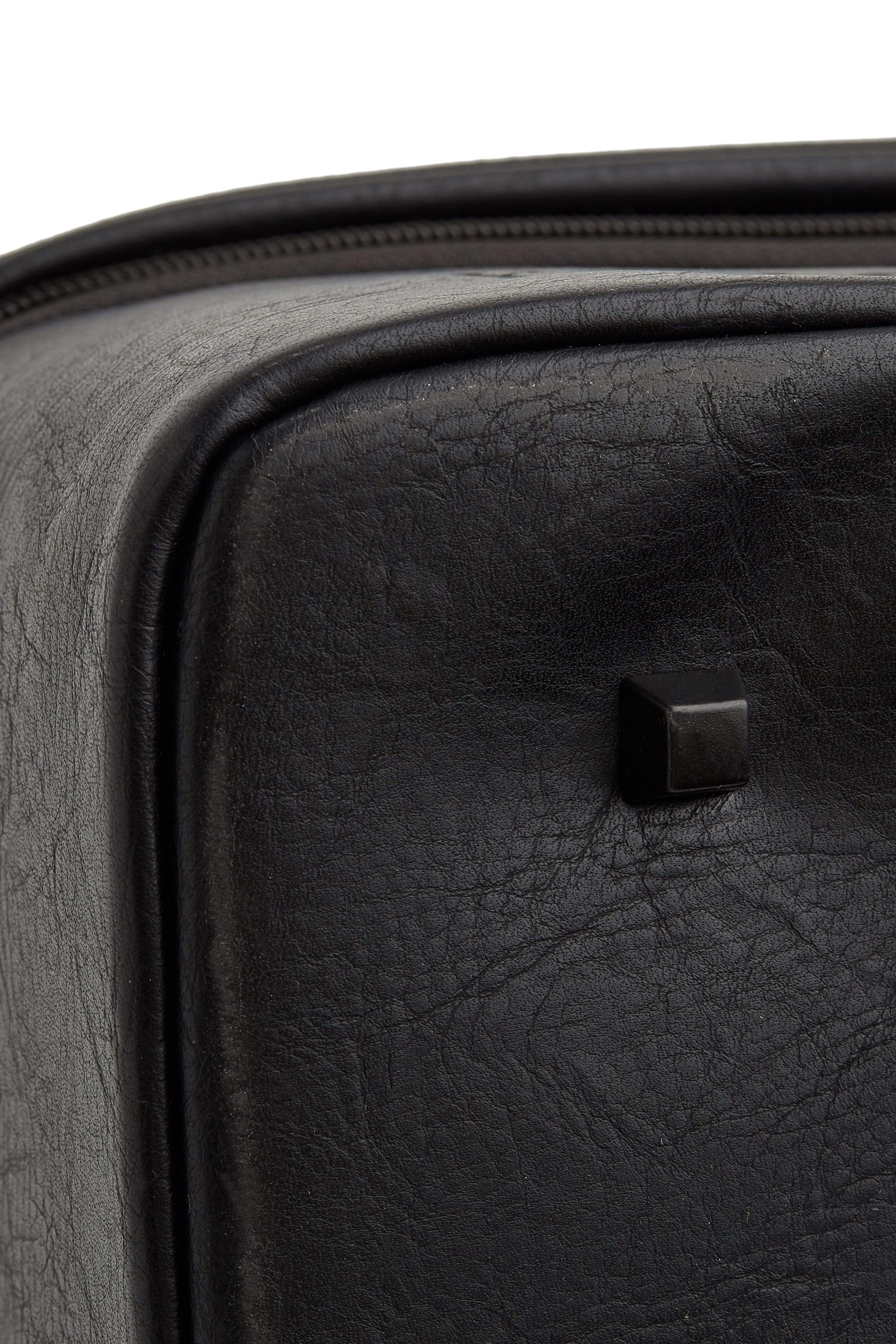 Stylish Black Convertible Mini Weekender Bag - Perfect for Travel, Gym & Weekend Getaways | Durable & Versatile Carry-On