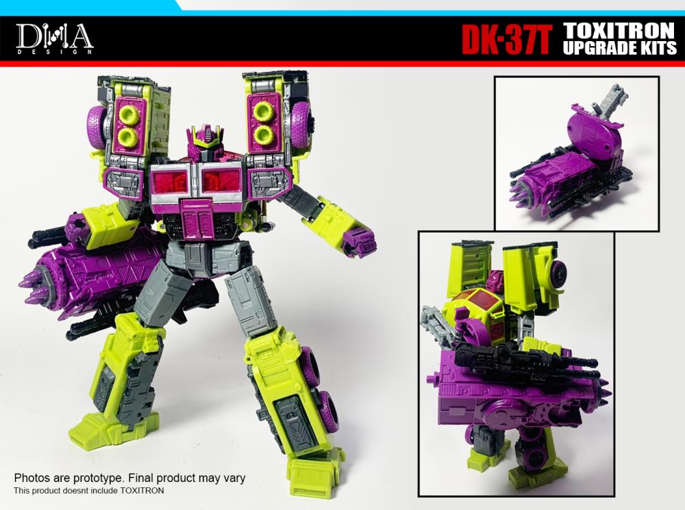DNA Design DK 37T Upgrade Kit for Transformers Legacy Laser Toxitron - Enhance Your Collectible Figure with Premium Parts (Ideal for Display, Photography & Customization)