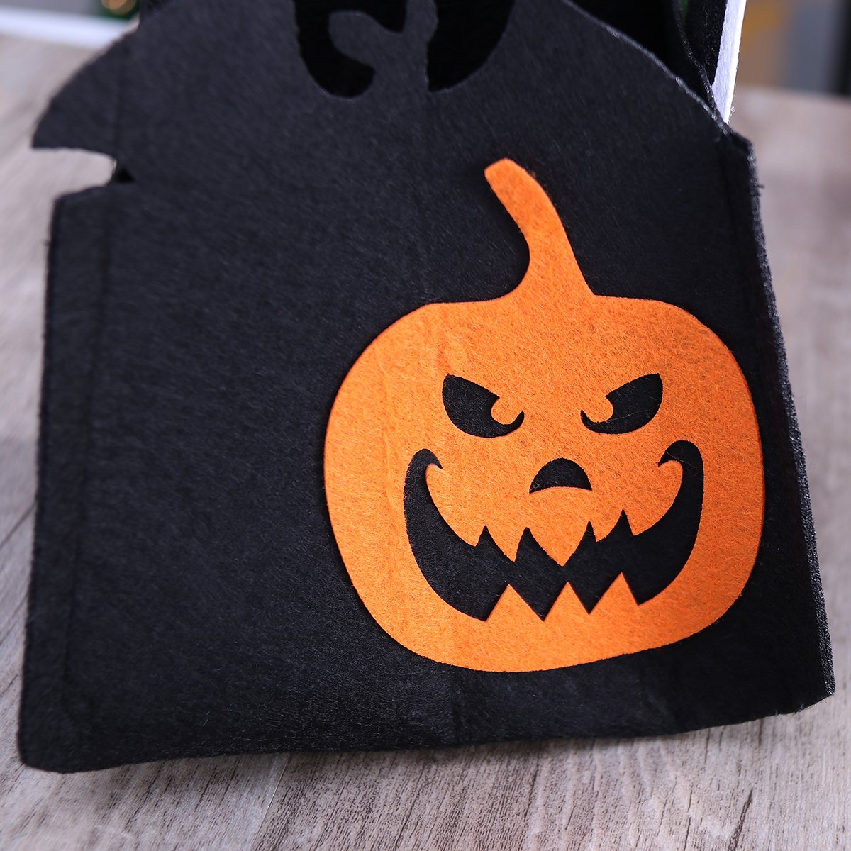 Halloween Party Favor Bags - 50 Pack Non-Woven Candy Treat Bags for Kids, Halloween Decorations & Goodie Bags for Trick or Treat, School Parties & Classroom Events