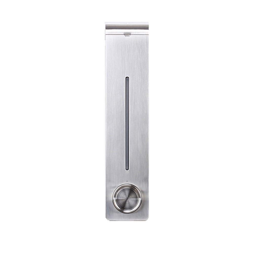 Automatic Soap Dispenser for Kitchen and Bathroom - 305ml Wall Mounted or Countertop Liquid Soap Bottle with Elegant Silver Finish | Perfect for Home, Office, Restaurant Hand Washing Stations