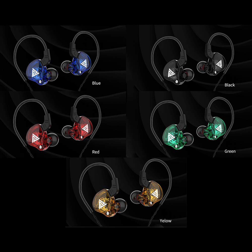 AK6 Universal 3.5mm HiFi Sport Headphones - Wireless Bluetooth Earbuds with Microphone, Noise Cancelling, Sweatproof for Running, Gym, Workout & Travel - Perfect for Music, Calls & Sports Activities
