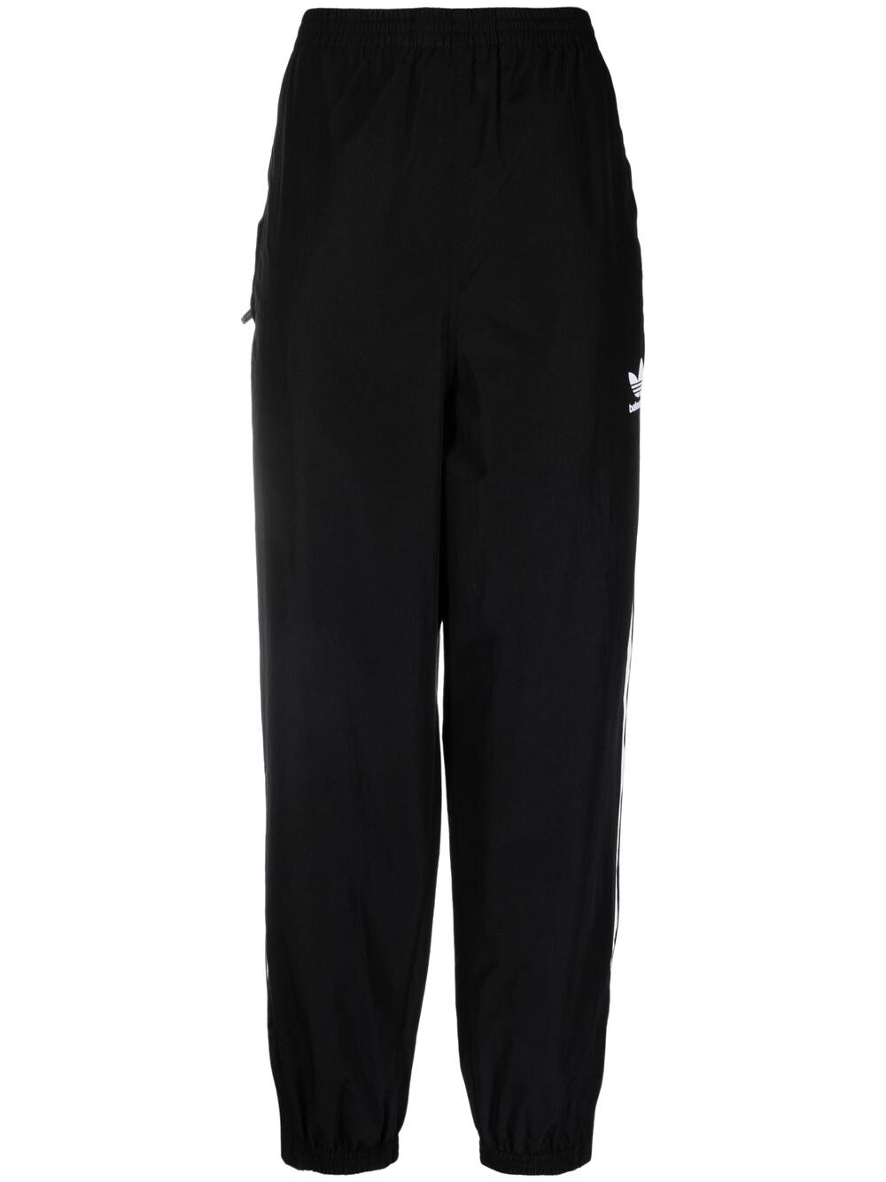 Adidas x Balenciaga Black Trousers for Men - Stylish Designer Pants for Casual Wear & Street Fashion