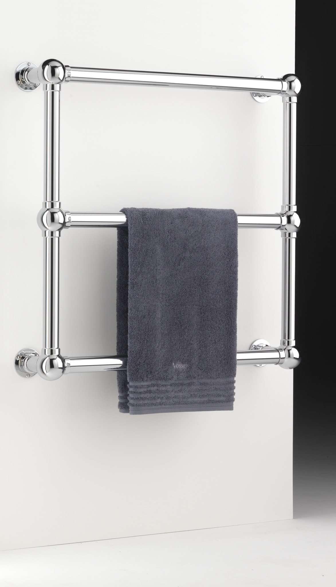 Sterlingham Churchill 4-Rail Hardwired Towel Warmer - 25W x 40H - Premium Bathroom Heated Towel Rack for Spa, Luxury Home & Hotel Use