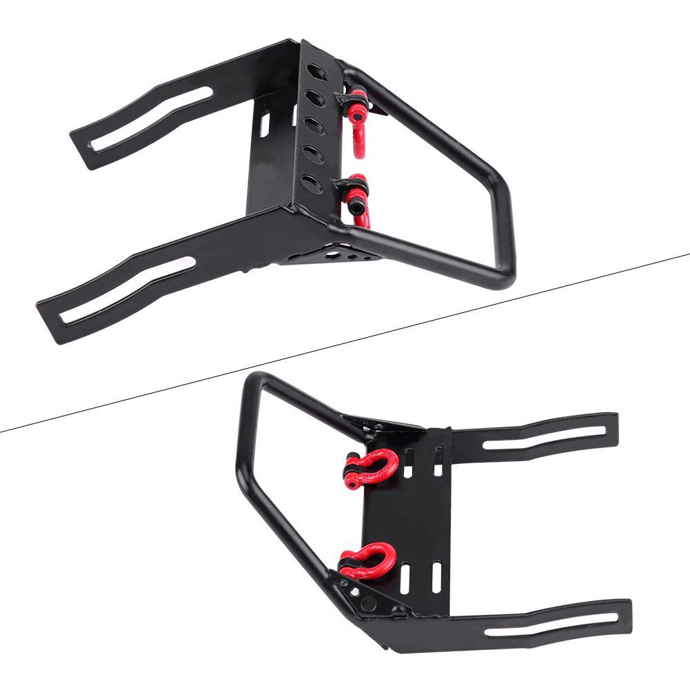 Steel Front Bumper for Axial SCX10 1/10 RC Crawler Car - Heavy Duty Off-Road Protection for Rock Crawling & Trail Adventures
