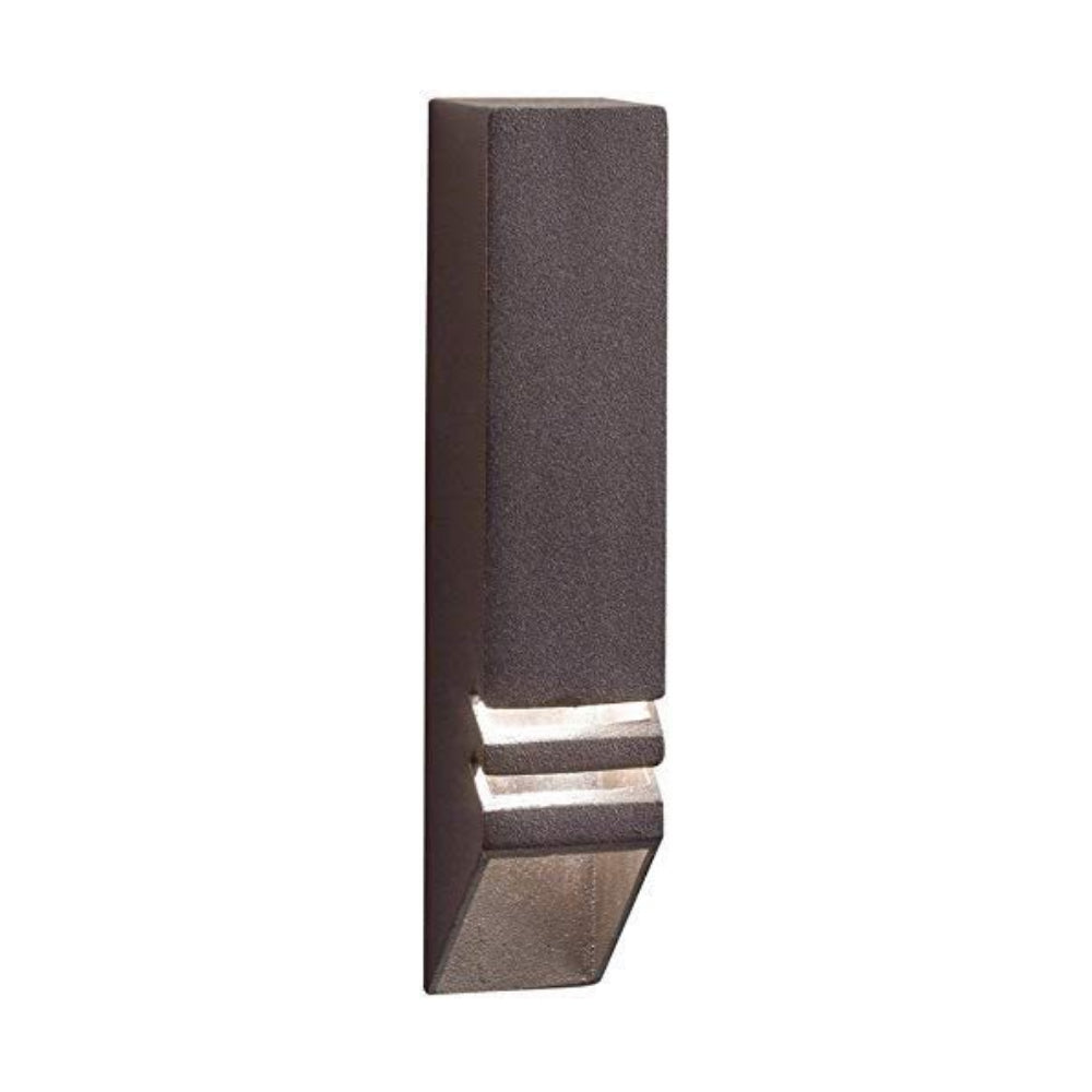 Kichler 15066AZT 12V Louvered Down Deck Light in Textured Architectural Bronze - Outdoor Landscape Lighting for Patio, Garden & Pathway