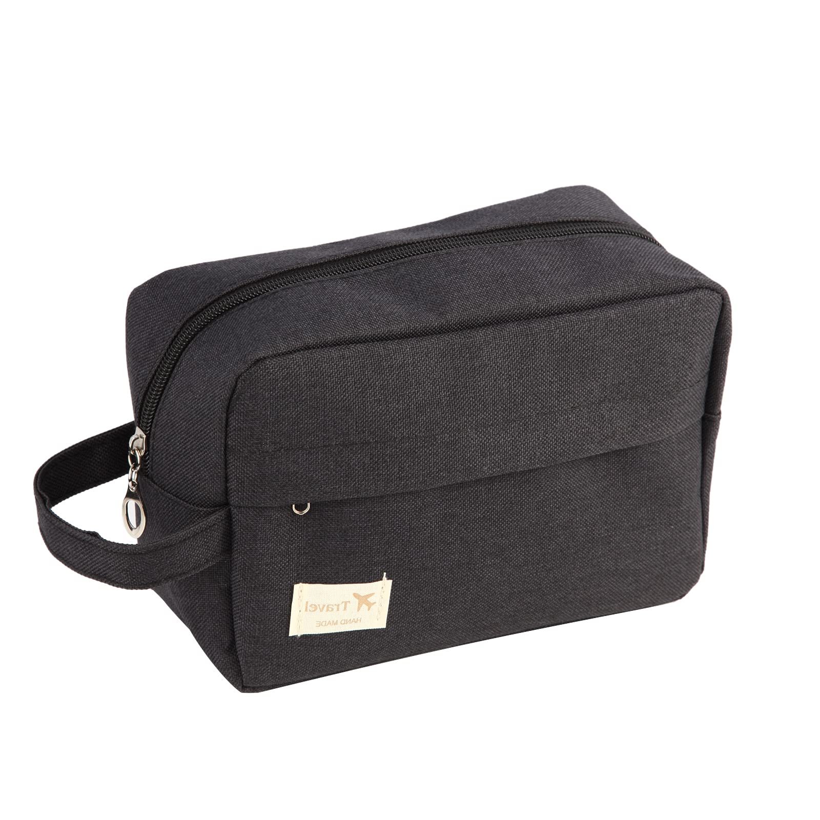 Waterproof Toiletry Bag for Men - Large Travel Wash Bag, Gym & Shaving Organizer, Business Travel Cosmetic Bag (Black) | Ideal for Business Trips, Gym, Camping & Bathroom Storage