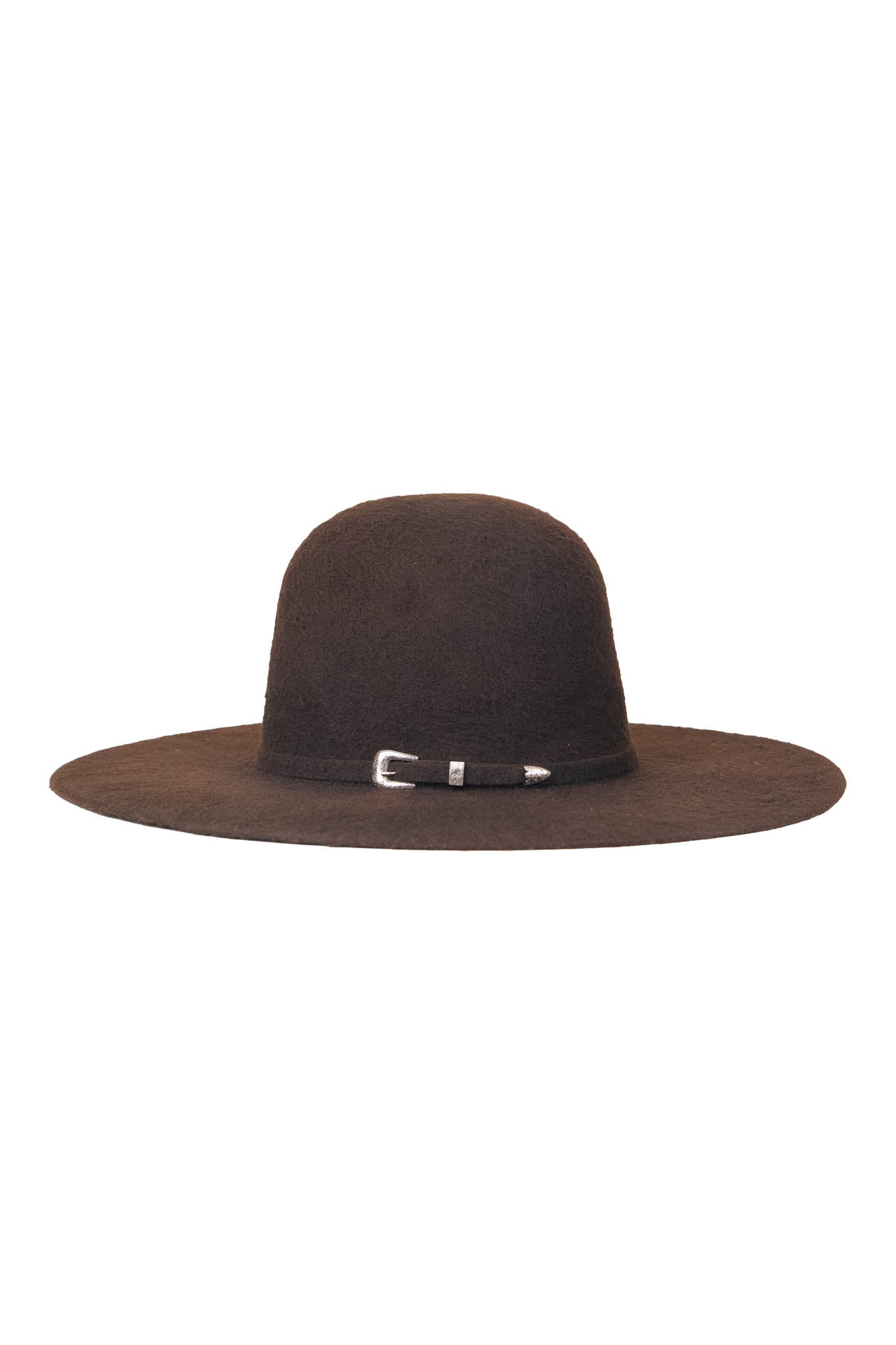 Rock'em 8X Chocolate Grizzly Fur Open Crown Felt Cowboy Hat for Men - Western Rodeo Style Hat for Country Music Festivals & Outdoor Rancher Wear