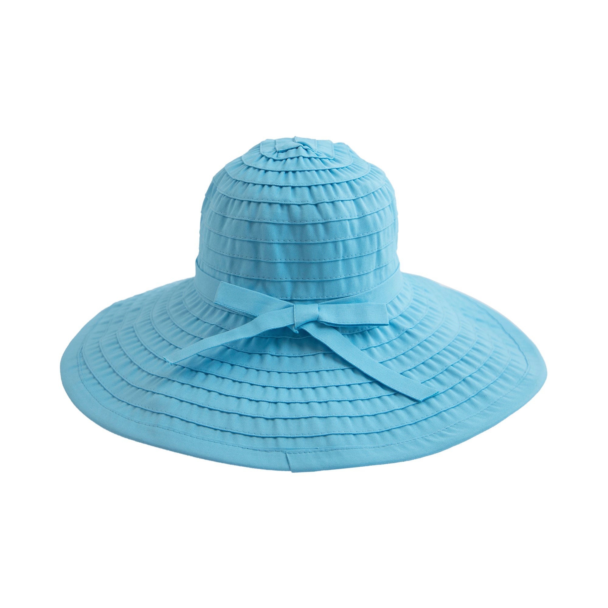 Elegant Women's Wide Brim Bow Ribbon Sun Hat - Perfect for Beach, Garden Parties & Summer Outfits