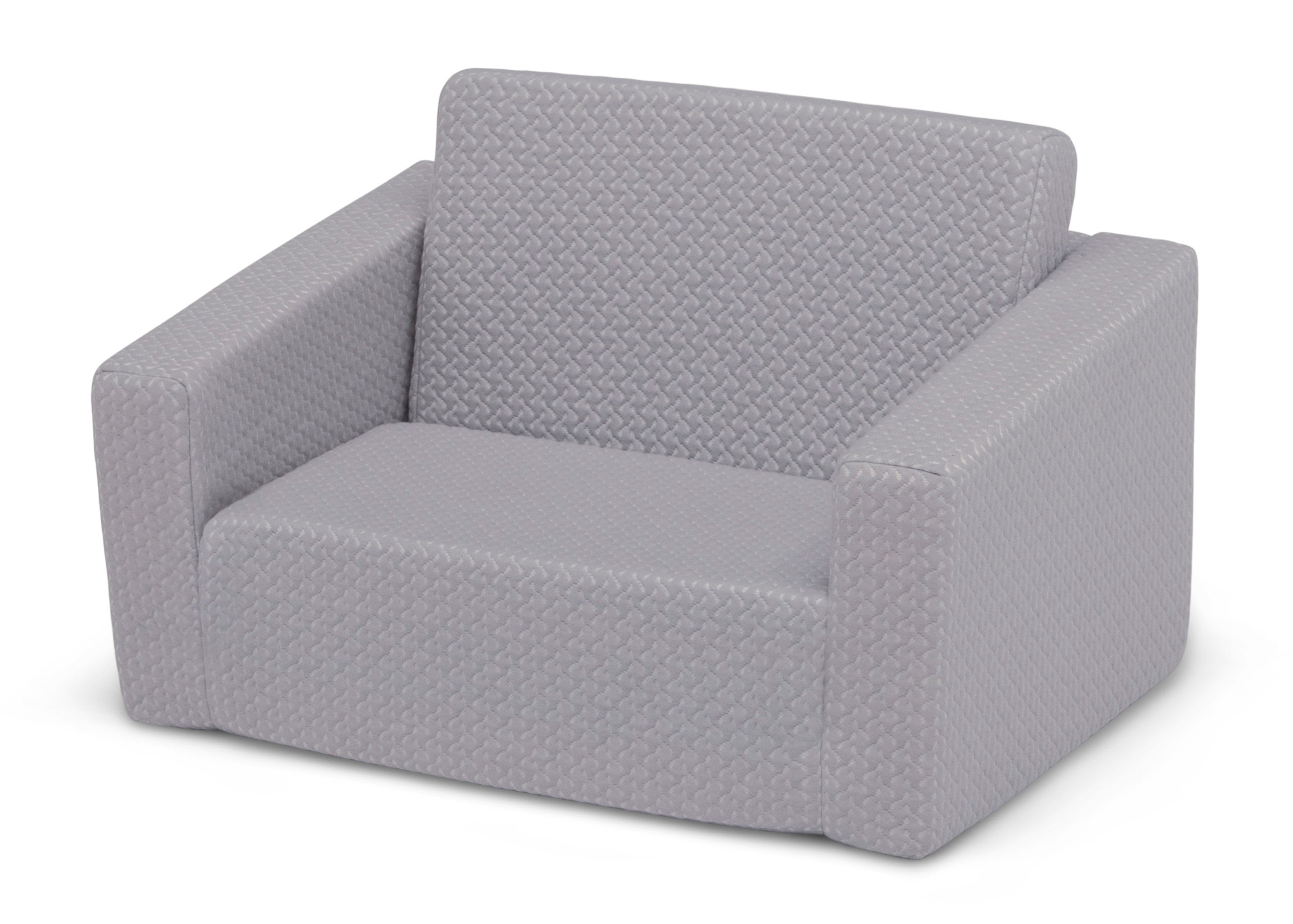 iComfort Memory Foam 2-in-1 Convertible Kids Chair & Lounger - Flip Out Design for Playroom, Bedroom & Reading Nook - Soft Foam Support for Relaxing & Gaming