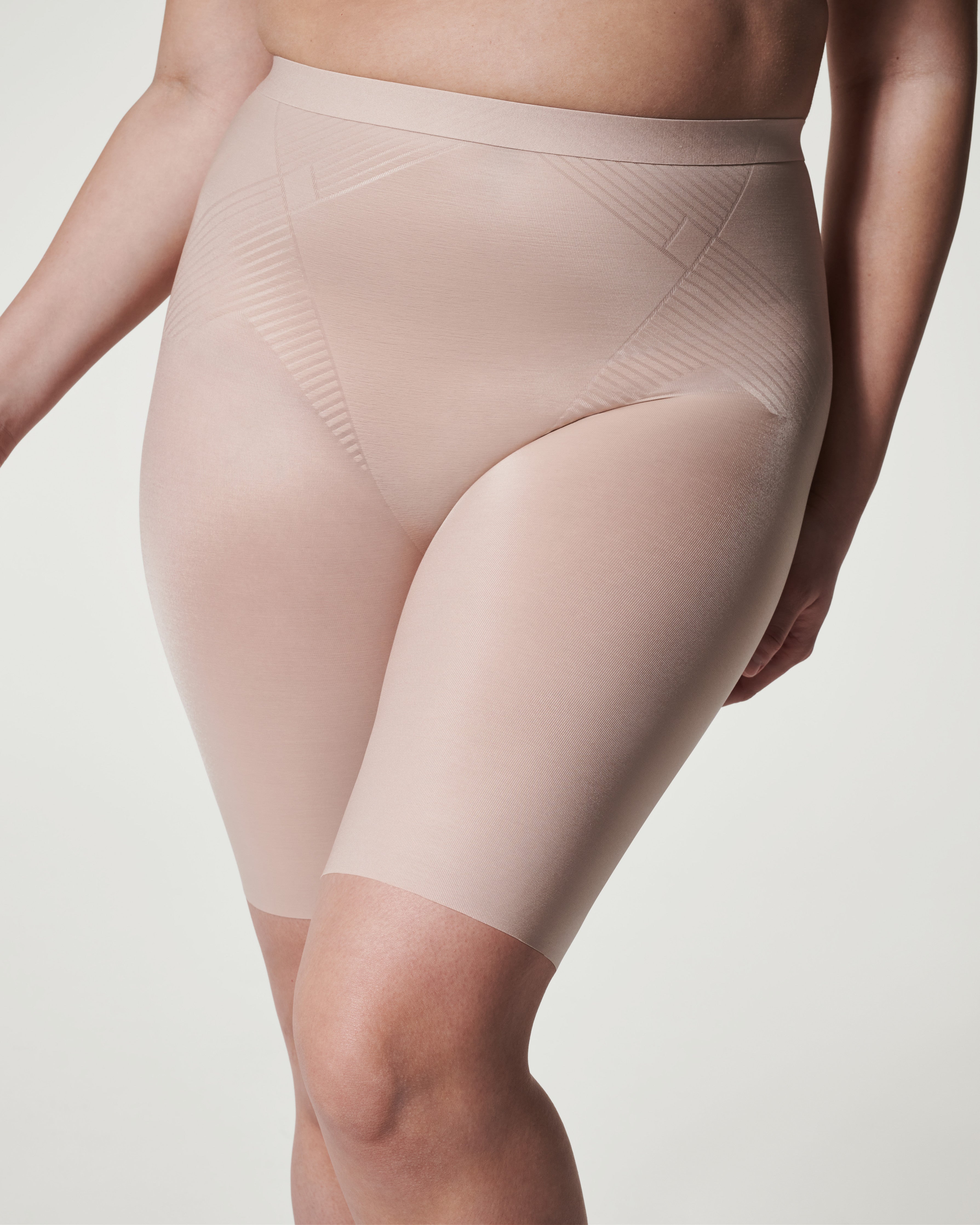 SPANX Shapewear Invisible Mid Thigh Shorts - Slimming Shapewear for Women | Perfect for Everyday Wear, Work & Special Occasions