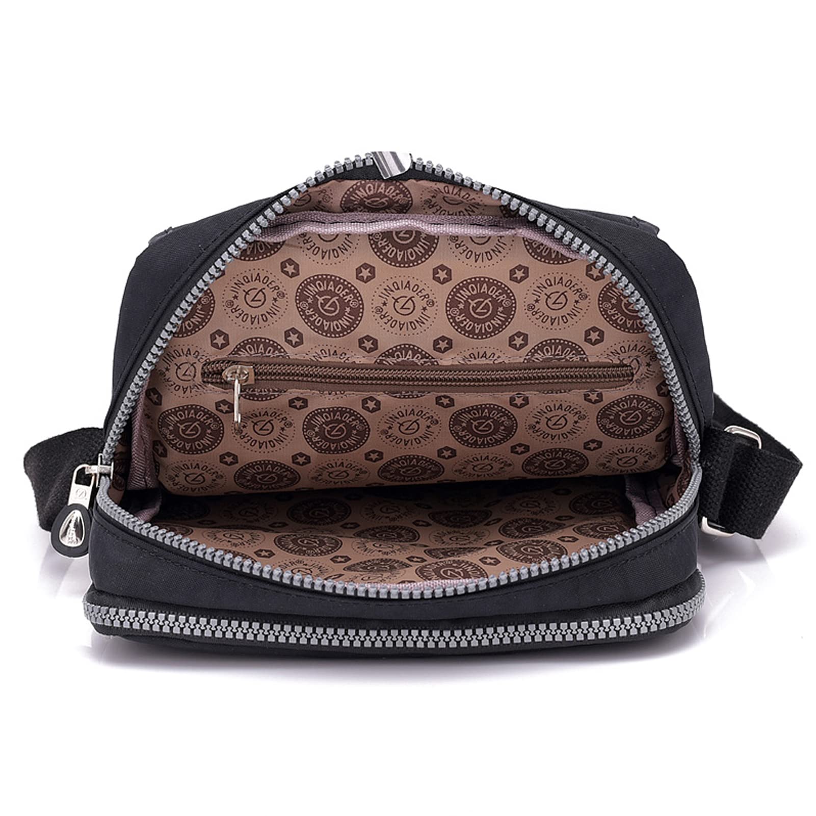 KARRESLY Women's Waterproof Crossbody Bag - Small Nylon Shoulder Purse with Multiple Pockets for Everyday Use, Travel & Shopping