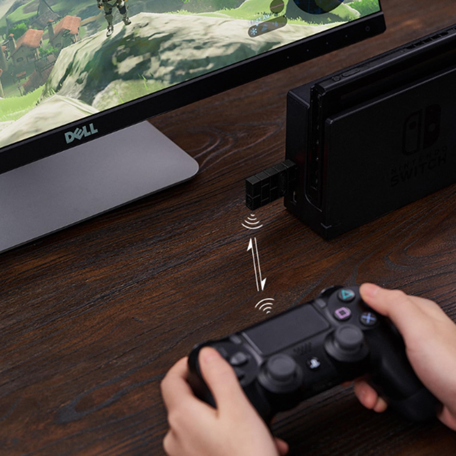 8Bitdo USB Wireless Adapter 2 for Windows, Mac & Raspberry Pi - Compatible with Xbox Series X/S, PS5/PS4/PS3 Controllers | Wireless Gaming Receiver with OTG Cable | Perfect for PC Gaming, Retro Gaming & Console Emulation