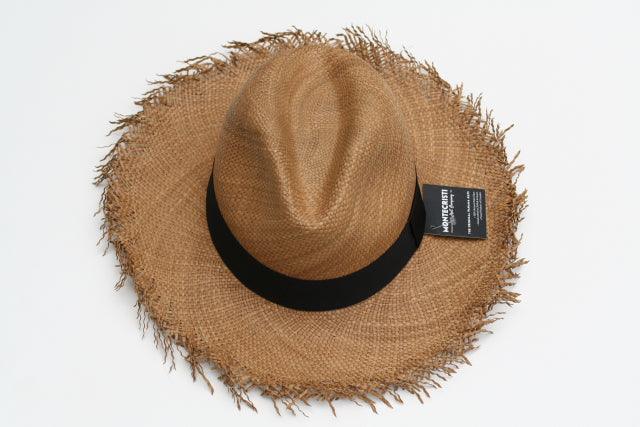 Premium Panama Hat for Men & Women - Natural Fray Tobacco Color - Perfect for Beach, Travel, and Summer Outfits