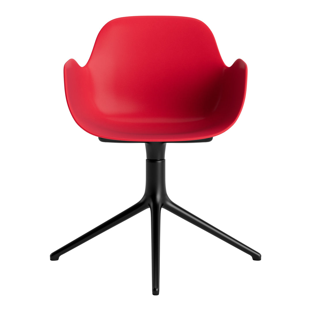 Modern Form Armchair with 4L Swivel Base - Ergonomic Office Chair for Home & Workspace - Perfect for Working, Gaming, and Relaxing