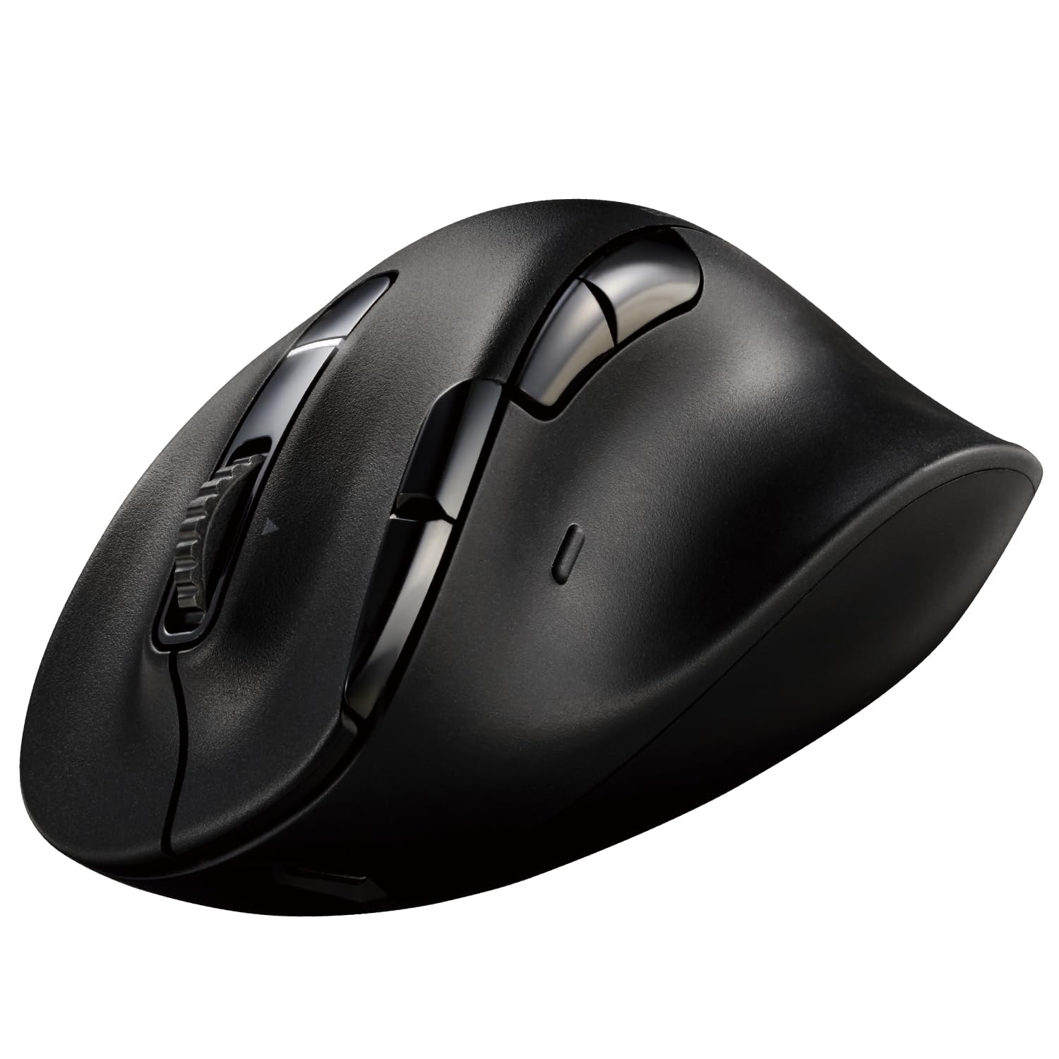 ELECOM EX-G PRO Ergonomic Wireless Mouse - Bluetooth & USB Multi-Device Connectivity, 8 Silent Buttons, 1000/2000 DPI Adjustable, Rechargeable Battery, High-Speed Tilt Scroll - Compatible with Windows, macOS, Laptop, PC & Tablet (X-Large) - Perfect for Office Work, Gaming & Graphic Design